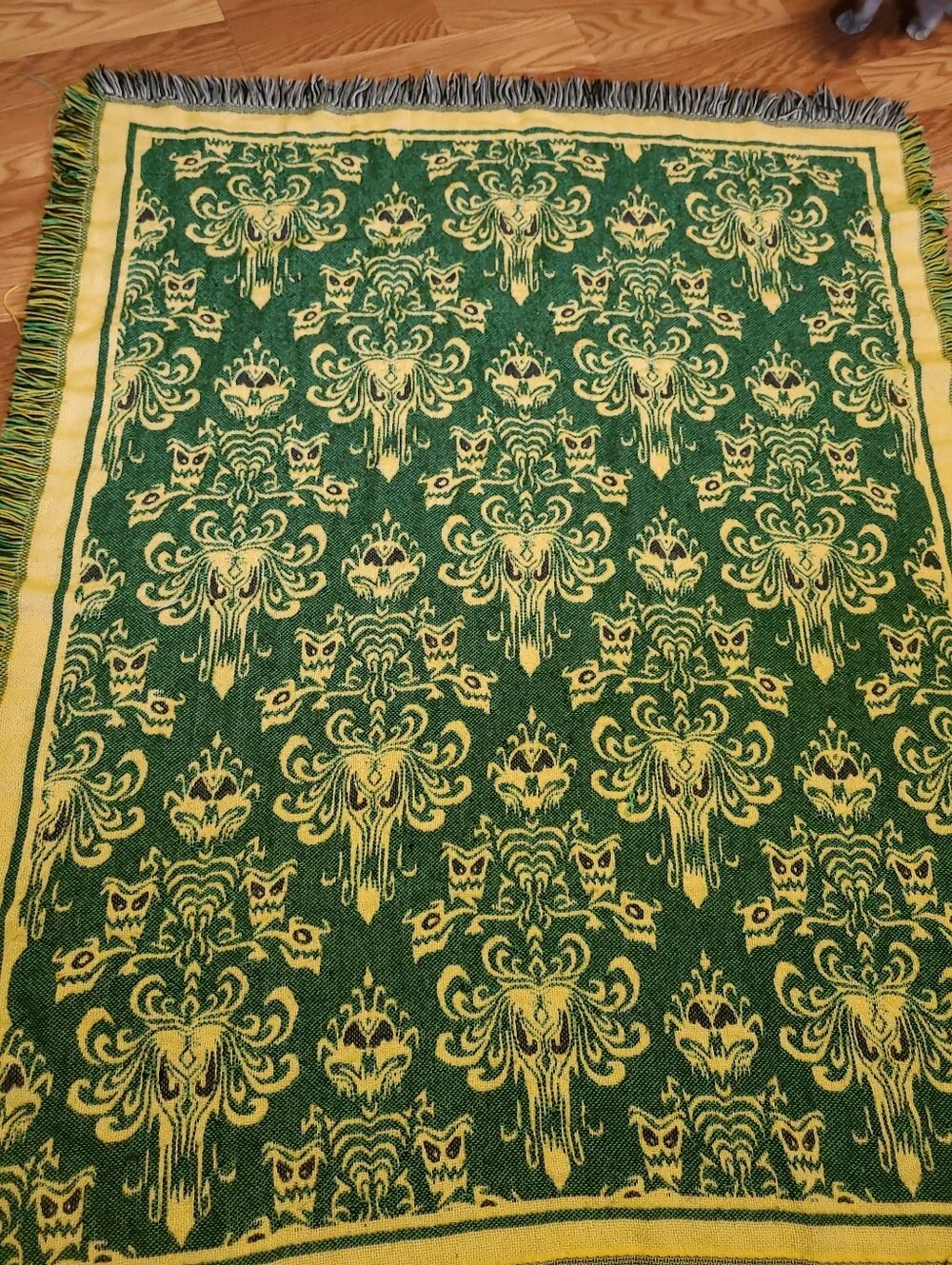 Disney Parks The Haunted Mansion Wallpaper Tapestry Woven Throw 44